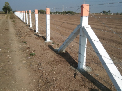 RCC Post Pole Barbed Fencing