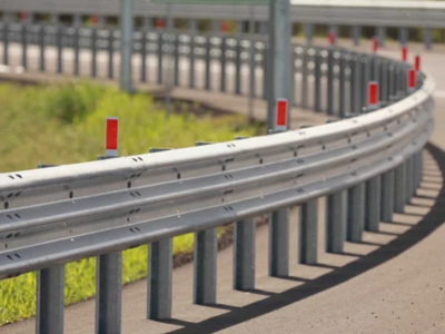W-beam Crash Barrier